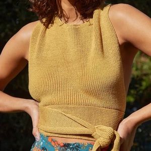 Free people orchid convertible open back sweater tank